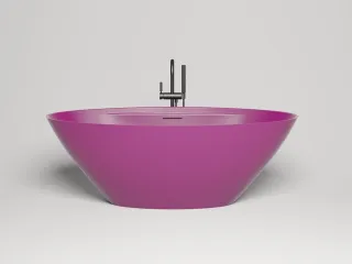 Ванна из искусственного камня Salini Diva S-Stone 102221MRF 178x85см RAL полностью