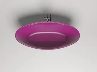 Ванна из искусственного камня Salini Diva S-Sense 102211GRF 178x85см RAL полностью