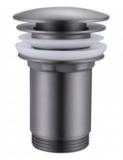 Донный клапан с переливом ABBER AF0010NG никель