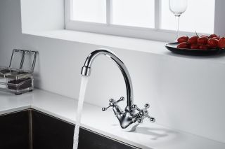 Смеситель для кухни Decoroom хром DR54028