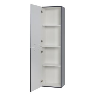 Шкаф подвесной Cezares с 2-мя распашными дверцами с доводчиками с 2-мя полками универсальный DUET-1500-2A-SC-GR-P