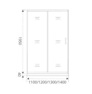 Душевая дверь Good Door Antares WTW-140-C-CH стекло прозрачное