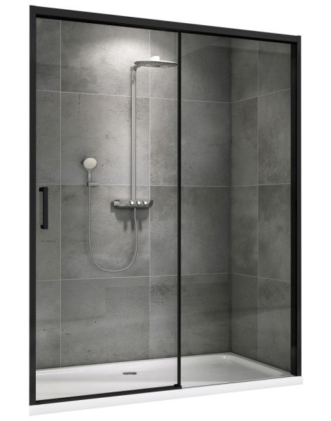 Душевая дверь ABBER Komfort AG93130B 130см чёрный