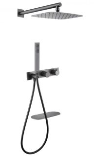 Душевая система ABBER Rund AF8750NG с термостатом никель