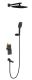 Душевой комплект Timo Helmi SX-4099/03SM чёрный матовый