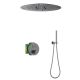 Душевой комплект Timo Saona SX-2370/18SM с термостатом чёрное золото