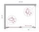Душевой уголок BelBagno LUCE-AH-1-130/100-C-Cr хром