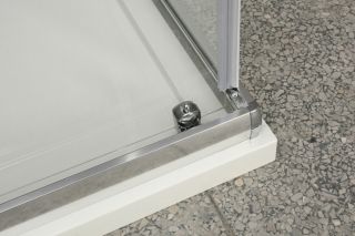 Душевой уголок BelBagno UNO-AH-1-120/90-P-Cr хром