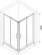Душевой уголок RGW Classic CL-34 90х90, профиль хром
