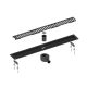 Душевой лоток Timo Drain System DS230106/03 60см с вставкой lines чёрный