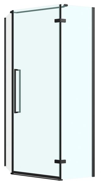 Душевой уголок ABBER Ewiges Wasser 90x90см чёрный AG05090B