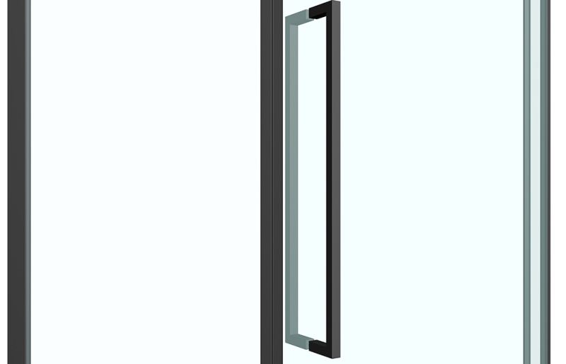 Душевой уголок ABBER Ewiges Wasser 90x90см чёрный AG05090B