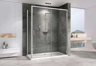 Душевой уголок ABBER Komfort AG93120-S102 120x100см хром