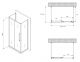 Душевой уголок ABBER Schwarzer Diamant AG30110BMH-S80BM-S80BM 110x80см чёрный