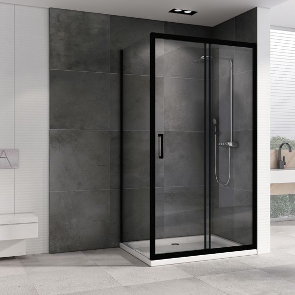 Душевой уголок ABBER Schwarzer Diamant 140x90см AG30140B-S90B