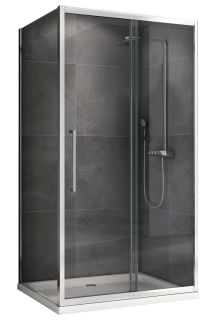 Душевой уголок ABBER Schwarzer Diamant AG30140H-S60 140x60см хром