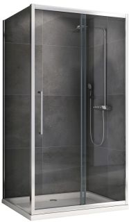 Душевой уголок ABBER Schwarzer Diamant AG30170H-S70 170x70см хром