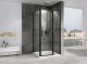 Душевой уголок ABBER Sonnenstrand 100x90см чёрный AG04100BS-S90B
