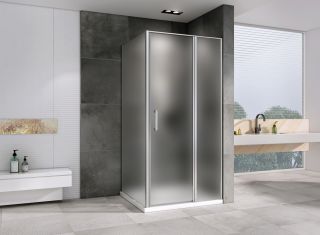 Душевой уголок ABBER Sonnenstrand AG04100MS-S80M 100x80см хром