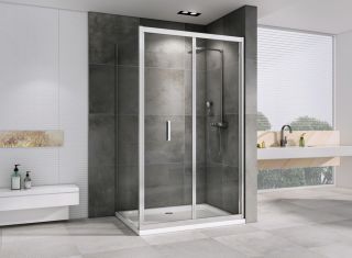 Душевой уголок ABBER Sonnenstrand 110x70см хром AG07110-S70