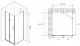 Душевой уголок ABBER Zart AG08070P-S71 70x70см хром