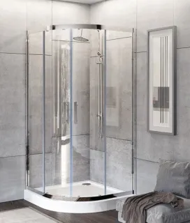 Душевой уголок Aquanet Delta Cube NPE2142 183842 100x100 см стекло прозрачное профиль хром