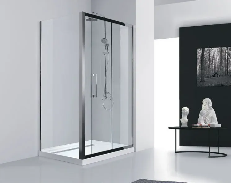 Душевой уголок Aquanet Delta NPE1131 183213 120x80 см стекло прозрачное профиль хром