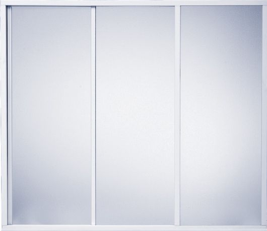 Шторка на ванну Bas Ахин, Мальта, Атланта, Нептун, Индика 3 ств., стекло прозрачное