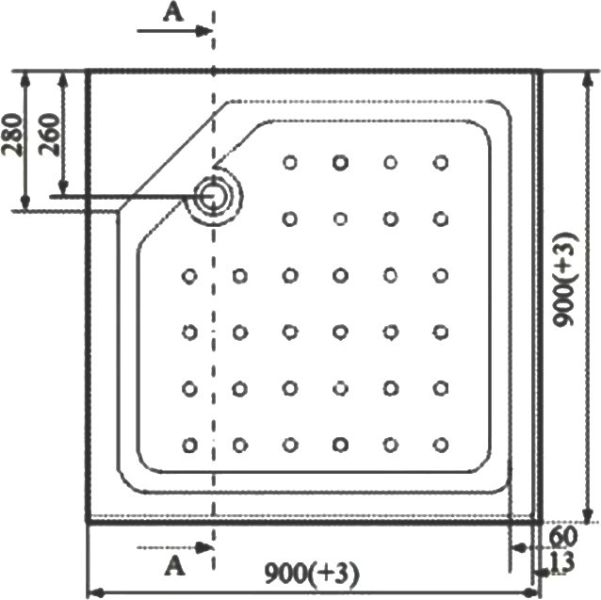 Поддон для душа Triton ПД1 Орион Щ0000004026 90х90