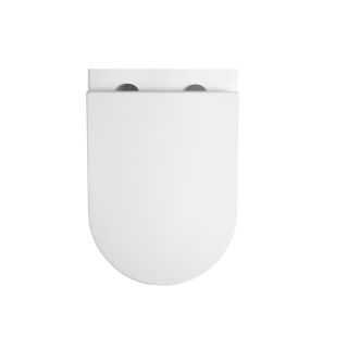 Подвесной унитаз Point Деметра PN41121 безободковый белый