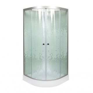Душевая кабина Deto L 901 N без крыши 100х100х200 см