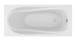 Акриловая ванна Alex Baitler Nemi/Неми 170x75 см