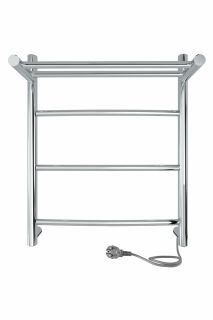 Полотенцесушитель электрический Indigo Arc LCAE50-40PR с полкой 50x40 см хром