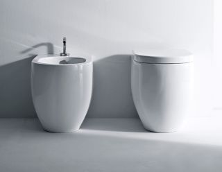 Унитаз Kerasan Flo 311401 приставной без сиденья