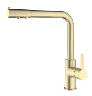 Смеситель для кухни Timo Hette 1026/17F золото матовое