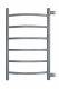 Полотенцесушитель водяной Indigo Arc LASW70-40MG-б/п-60 70x40 см серый матовый