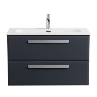 База под раковину Cezares подвесная с двумя выкатными ящиками, Grafito, 800x457x500, ECO-CER-N-800-2C-SO-GR-P