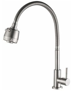 Кран на одну воду Haiba HB4181 сталь