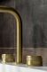 Встраиваемый смеситель для раковины Boheme Prestige 152-MG-PR золото матовое