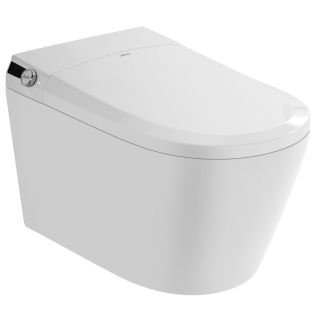 Электронный унитаз-биде ABBER Bequem AC1119S подвесной белый