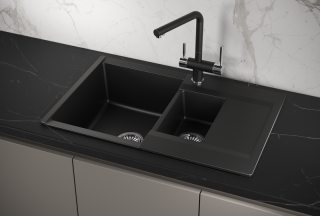 Мойка кухонная Granula 7808, ТУРМАЛИН