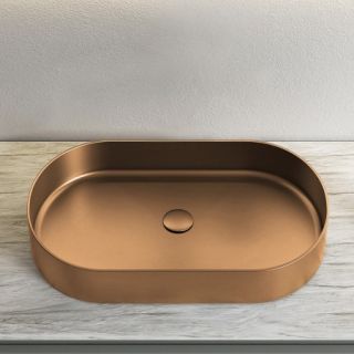 Раковина AltroBagno Eterno 001027 RaSp из нержавеющей стали медь матовая