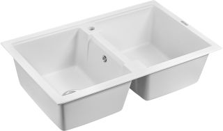Мойка кухонная Paulmark Zwilling PM238150-WH белый