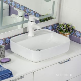 Накладная раковина Melana 78180-805 51см белый