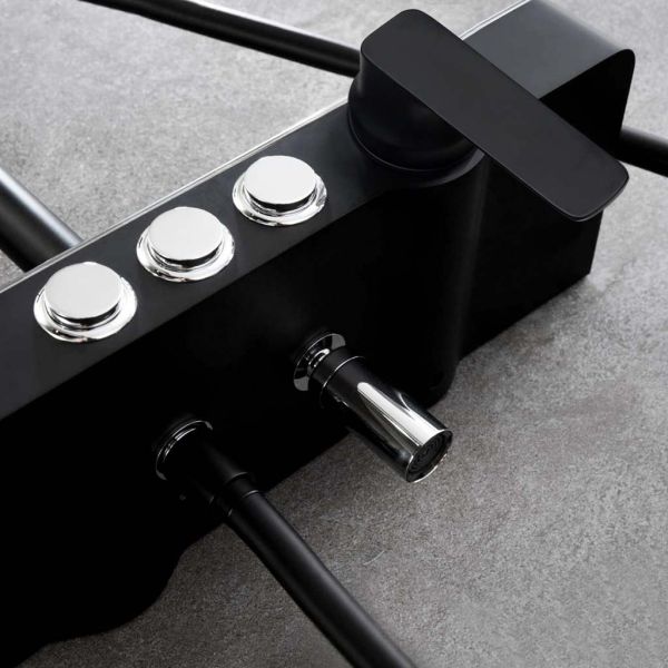 Душевая стойка Melana Male MELANA-610501B чёрный