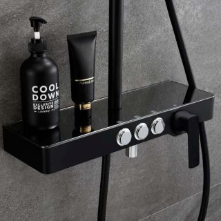 Душевая стойка Melana Male MELANA-610501B чёрный