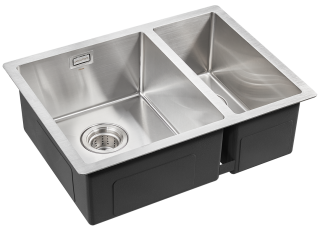 Мойка кухонная Paulmark Annex PM545944-BSL левая брашированная нержавеющая сталь