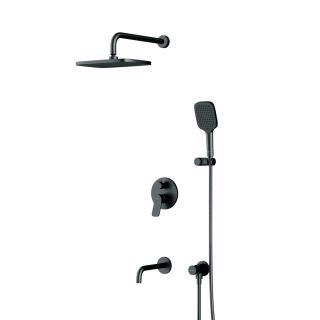 Душевой комплект Am.Pm X-Joy FB85A3RH42 с термостатом чёрный