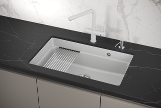 Мойка кухонная Granula Kitchen Space 7303U, АРКТИК