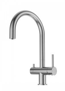 Смеситель для кухни Wonzon & Woghand WW-3211-BS c подключением фильтра брашированный никель